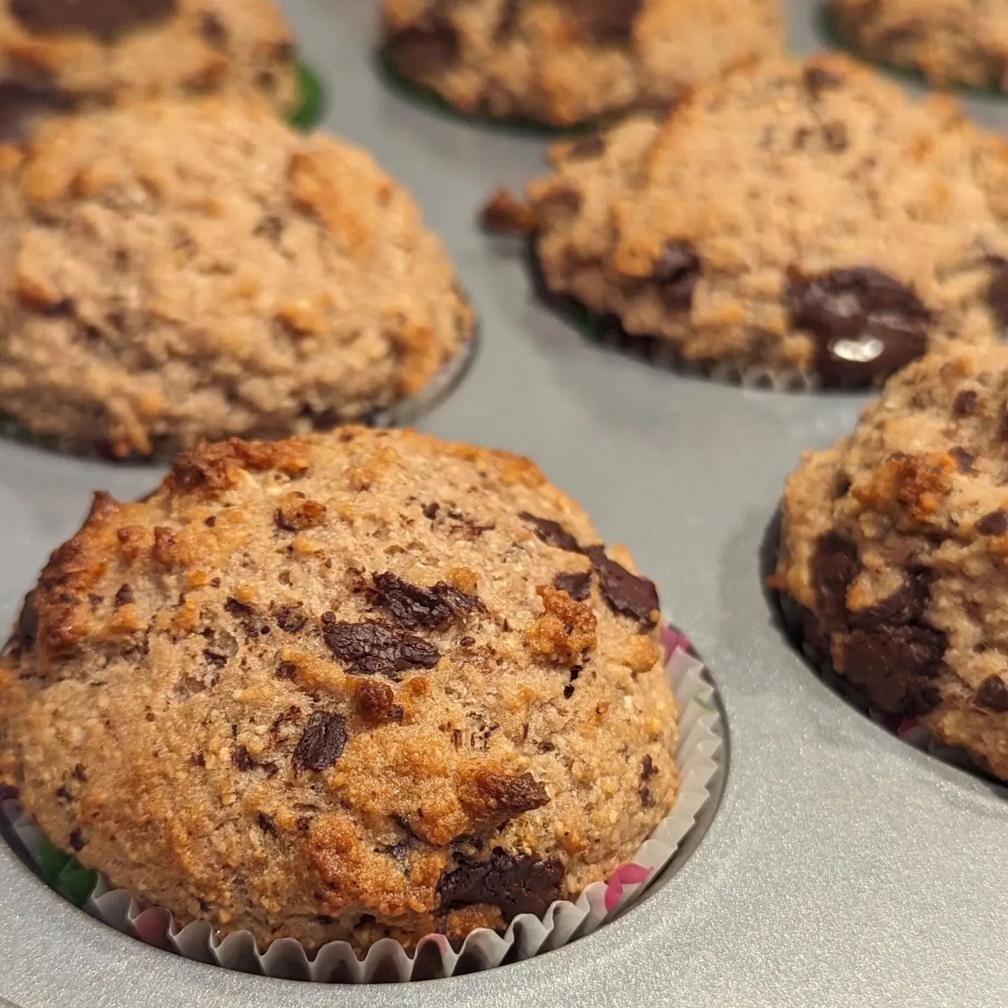 Chocolate Chip Keto Protein MuffinsThese @kingarthurbaking Low carb muffins were fantastic. I followed the instructions with the modifications of adding two scoops of chocolate protein powder and some chopped @hukitchen chocolate gems.Low carb, added protein, fluffy and delicious! I'll definitely be buying this mix again. #lowcarbmuffins #kingarthurflour #muffinmix #proteinsnacks #chocolateprotein #ketosnacks #ketomuffins #chocolatechipmuffins